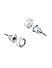 Toniq Silver Plated Stud Earring Set Of 9 Combo For Women
