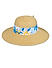 Stylish Blue Printed Scarf Summer Beach Hats For Women