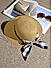 Stylish Black & White Printed Scarf Summer Beach Hats For Women
