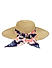 Stylish Multi colored Printed Scarf Summer Beach Hats For Women