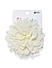 Off-White Embellished Flower Alligator Hair Clip