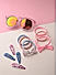 Toniq Kids Pretty Printed Hair Clip and Sunglass set For Vacation