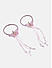ToniQ Kids Set of 2 Baby Pink Pretty Butterflies Hairclip for Girls