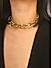 Gold Plated Linked Choker Necklace