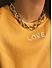Gold Plated Chain Linked Necklace
