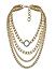 Multilayerd Mixed Chain Statement Necklace For Women