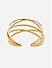 Gold Plated Twisted Cuff Bracelet 