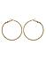 Set of 2 Gold and Silver Textured Hoop Earring