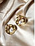Pearl Gold Plated Classic Hoop Earring