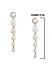 Pearls Gold Plated Drop Earring