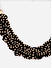 Black Gold Beaded Choker Necklace 
