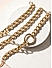 Set Of 3 Gold Plated Linked Bracelet Stacks 
