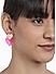 ToniQ Resin Heart Stud Earring For Women