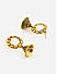 Fida God Ethnic Traditional Gold Tempe Jhumka Earrings For Women