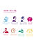 Space Invaders Kids Face Mask- Set of 2 (6-12 years)
