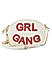 Girl Gang Red Cutwork Sling Bag