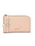 Pink Floral Embellished Wallet For Women