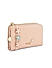 Pink Floral Embellished Wallet For Women