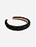 Black Tweed Puff Hair Bands Women