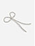 White Bead Korean Bow Hair Clip Women