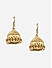 Gold Ethnic Jhumkas Earrings Women