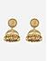 Gold Ethnic Jhumkhas Earrings Women