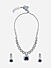 Fida Blue Square AD Party Women Jewellery Set