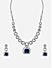 Fida Blue Square AD Party Women Jewellery Set