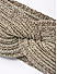 Brown Knit Twisted Headband for Women