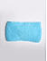 Blue Solid Knitted Bow Detail Headband