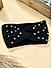 Black Embellished Pearl Knitted Headband