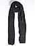 Black Textured  Knit Winter Scarf & Stoles