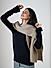 Brown textured Knit Winter Scarf & Stoles