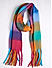 Multicolor Fringed Winter Scarf & Stoles