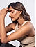 Toniq Gold Stylish Bold Linked Drop Earrings For Women