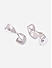 Toniq Stylish Silver Plated Twisted Hoop Earring for Women