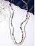 Multicolor Beads Gold Plated Y2K Layered Necklace