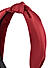 Toniq Elegant Red Satin Top Knot Hair Band For Women