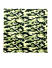 Men Olive Green and Yellow Camouflage Printed Pocket Square