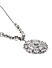 Women Silver-Toned Filigree Necklace and Earring Set