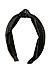 Black Embellished Top Knot Hairband