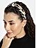 Black and White Printed Top Knot Hairband
