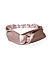 Pink and Brown Crossover Satin Hairband