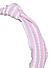 Pink and White Striped Top Knot Hairband