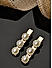 Set Of 2 Pearls Stones Gold Plated Alligator Hair Clip