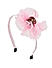 Toniq Kids Pink Tulle Flower Party Hair Band For Girls and Children
