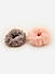 Set Of 2 Pink & Brown Fluffy Fur Rubber Band