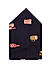 Brocode Classic Mens Black Party Ready Beer Pocket Square