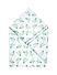 Brocode Classic Mens White Chasing Paper Planes Pocket Square