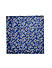 Brocode Classic Mens Premium Satin  Blue Satin  Fleur Pocket Square